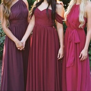 Revelry lily chiffon dress